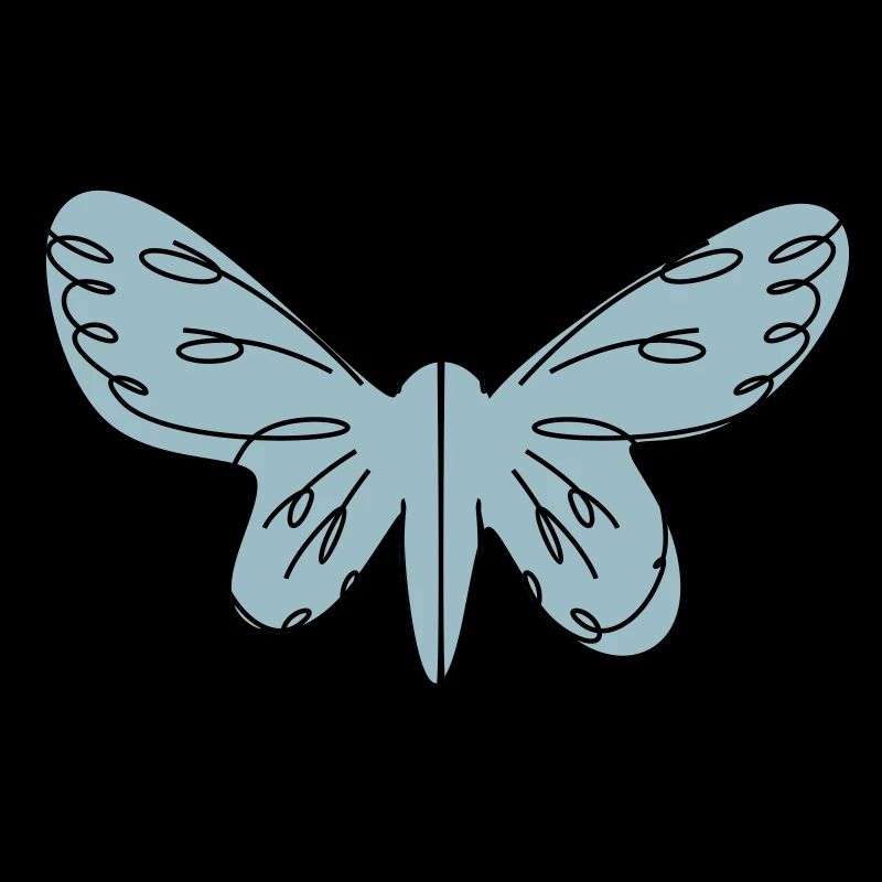 Papillon de conception abstraite