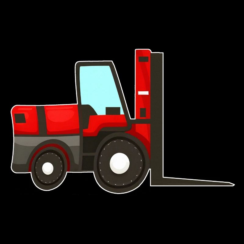 Red Forklift