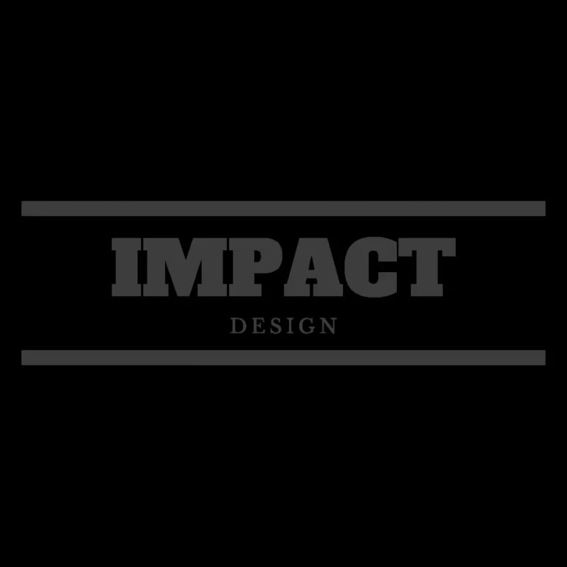 Impact Design Logo noir