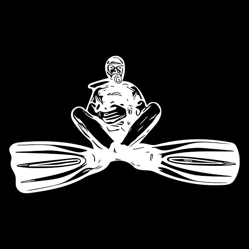 Weightless diver Passion underwater world