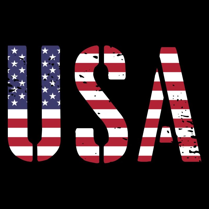 Les États-Unis aux couleurs du drapeau américain drapeau