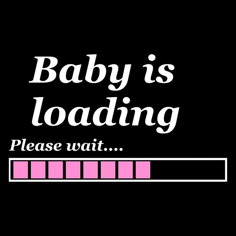 Conception ludique de la barre de progression de chargement de bébé