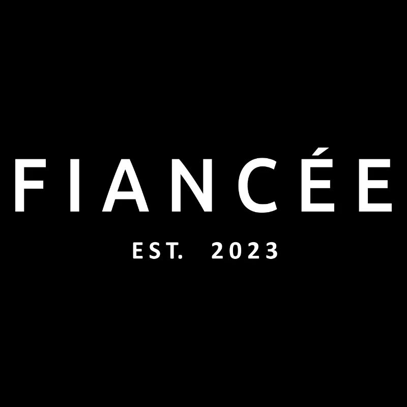Fiancée Est. 2023 Fiançailles Douche nuptiale Mariage