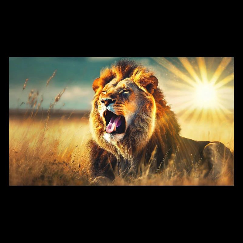 Cute animals chilling – lion