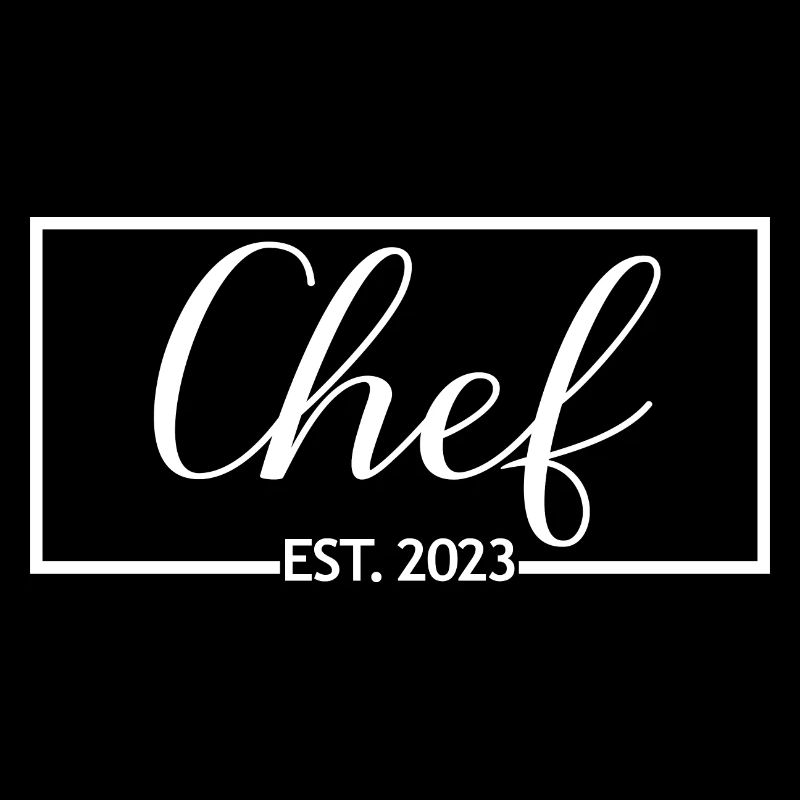 Chef Est. 2023 Graduated Chef Culinary Art Student