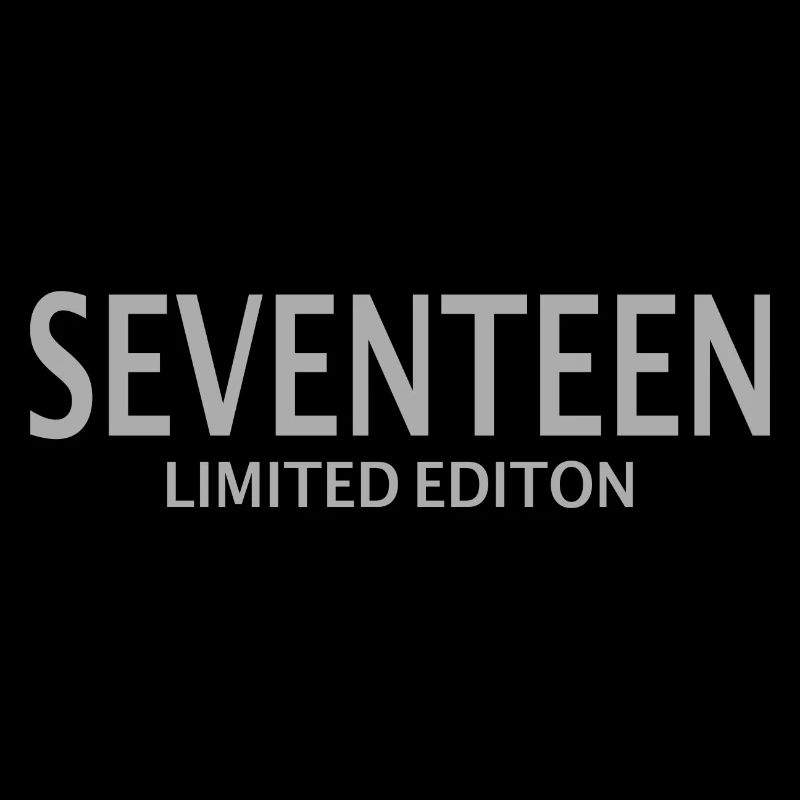 17th Birthday Gift Seventeen