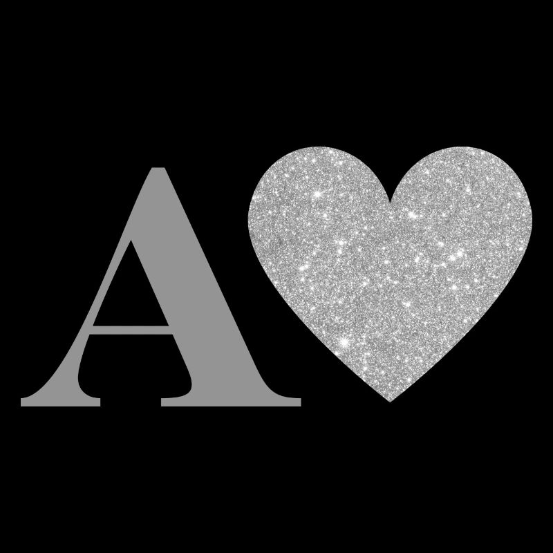 Silver Heart Letter
