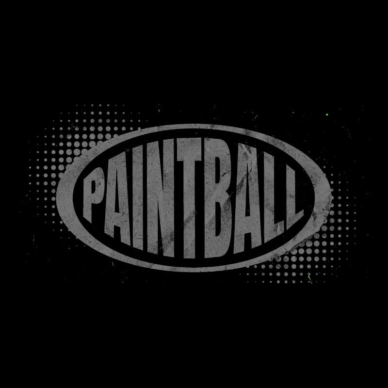 Oval Paintball logo with dots