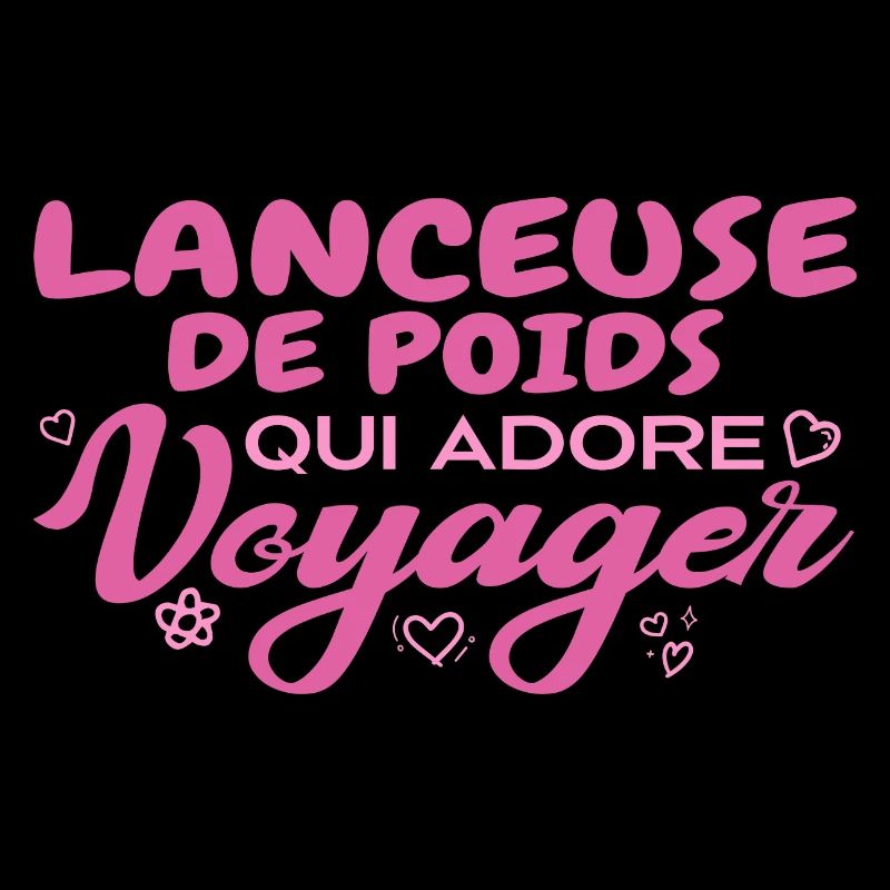 Lanceuse de poids globe-trotteuse passionnée