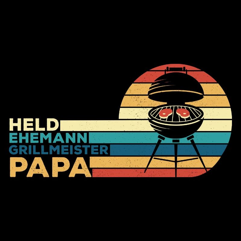 Hero Husband Grill Master Dad Grilling BBQ Griller