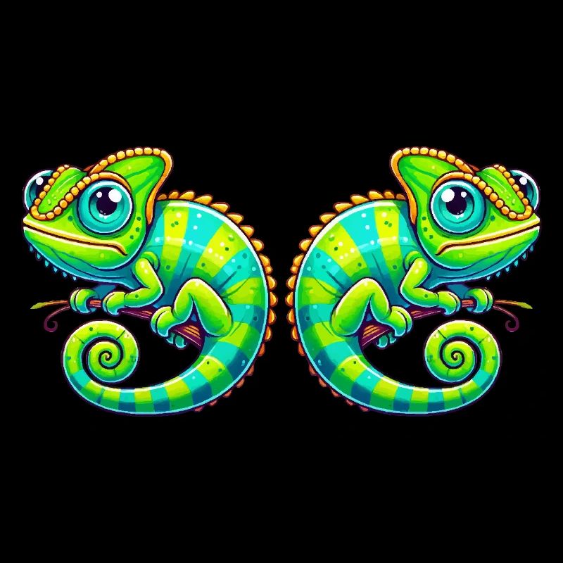 Bande dessinée caméléon