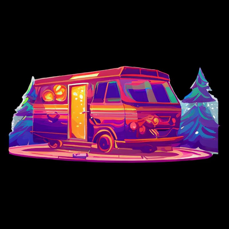 Wohnwagen Camp Camping Geschenk Zelten Wohnmobil