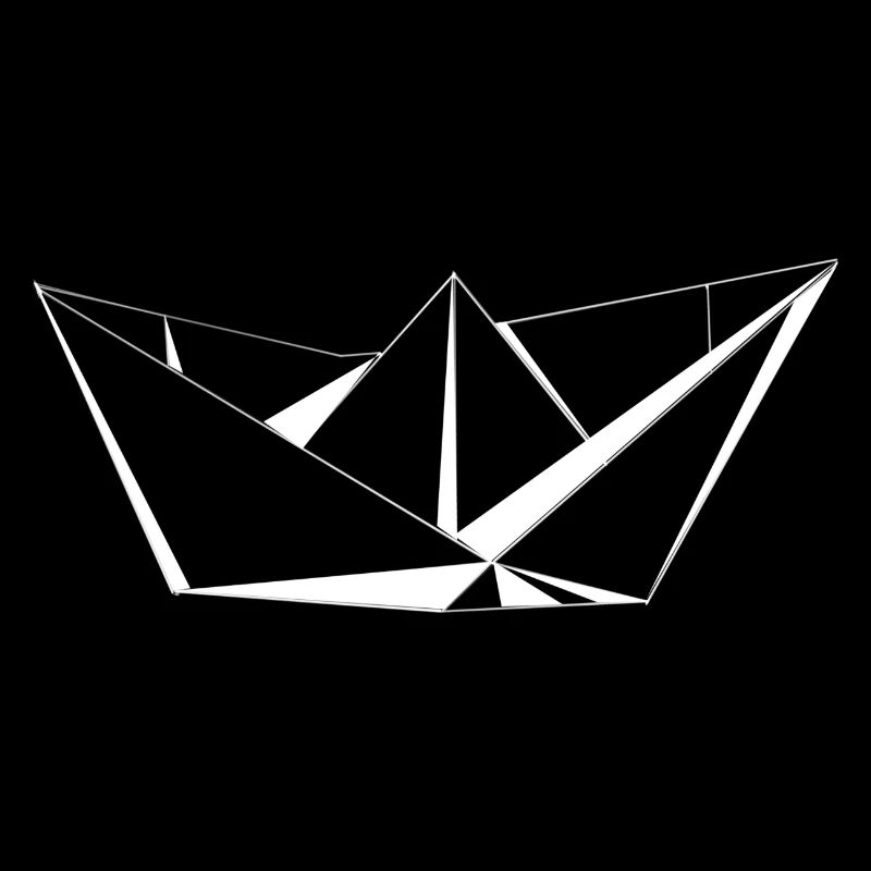 Ein Schiff Boot aus Papier ein Papierboot Boote