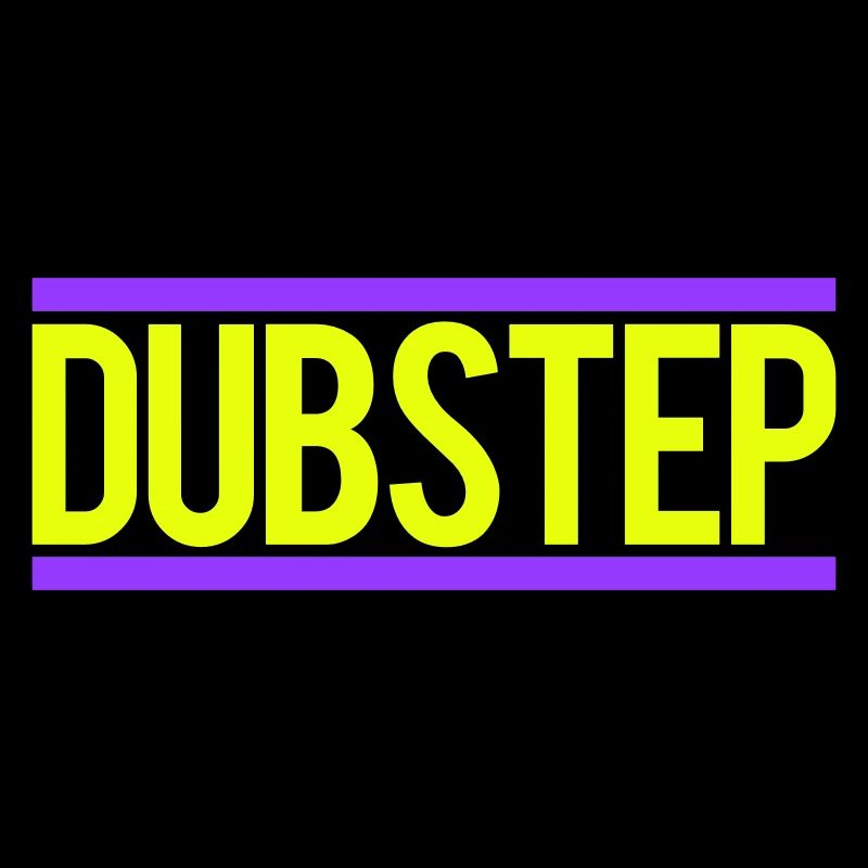 Dub Step Techno Musik Party Balken Text Schriftzug