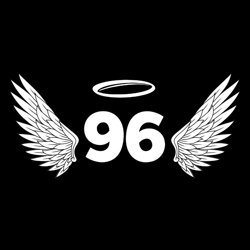 Nummer 96 Engel - Flügel zum 96. Geburtstag