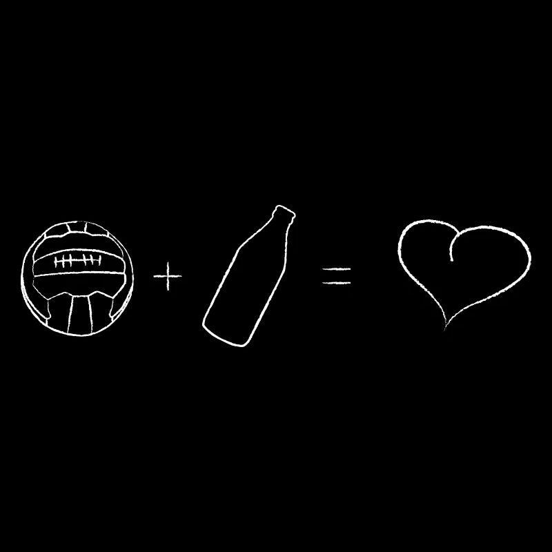 Fußball + Bier = ♥