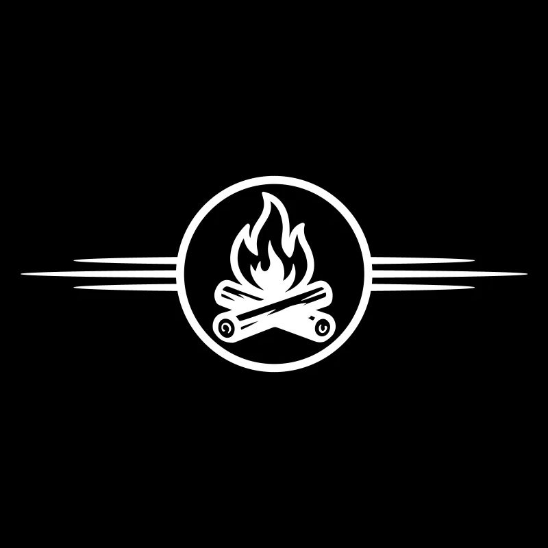 Icône de feu de camp