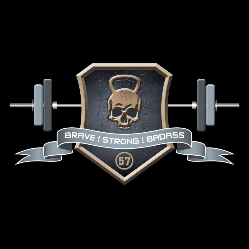 Logo Brave Strong Badass