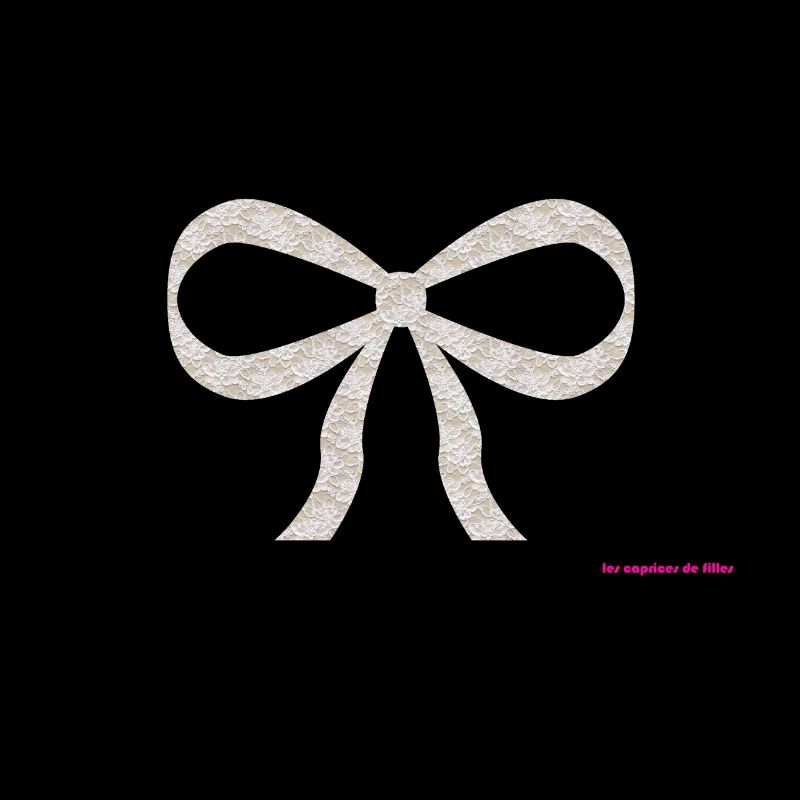 Noeud Dentelle Blanche Romantique