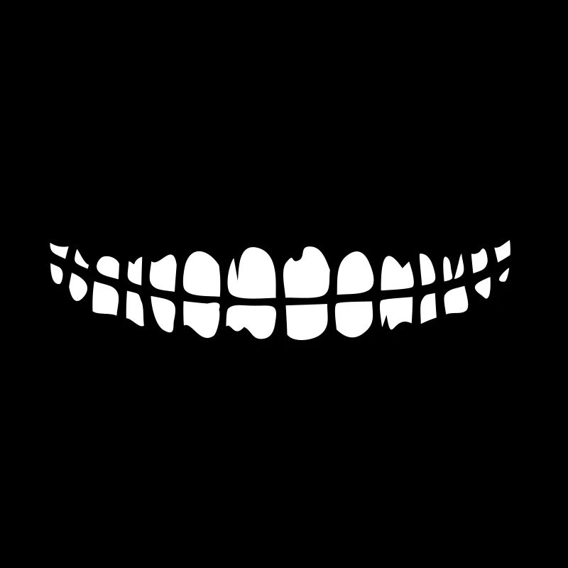 teeth mouth grin horror halloween scary boes