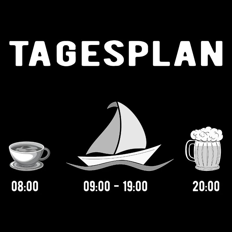 Tagesplan Segeln