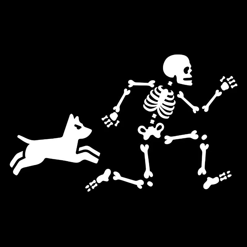 Dog mom dog trainer skeleton bones dog
