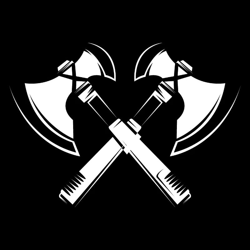 Viking Illustration axt wikinger symbol Grafik