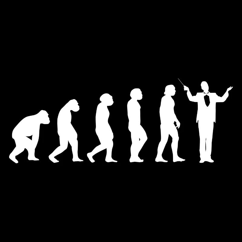 Musiker Dirigenten Evolution Dirigent Musik Band