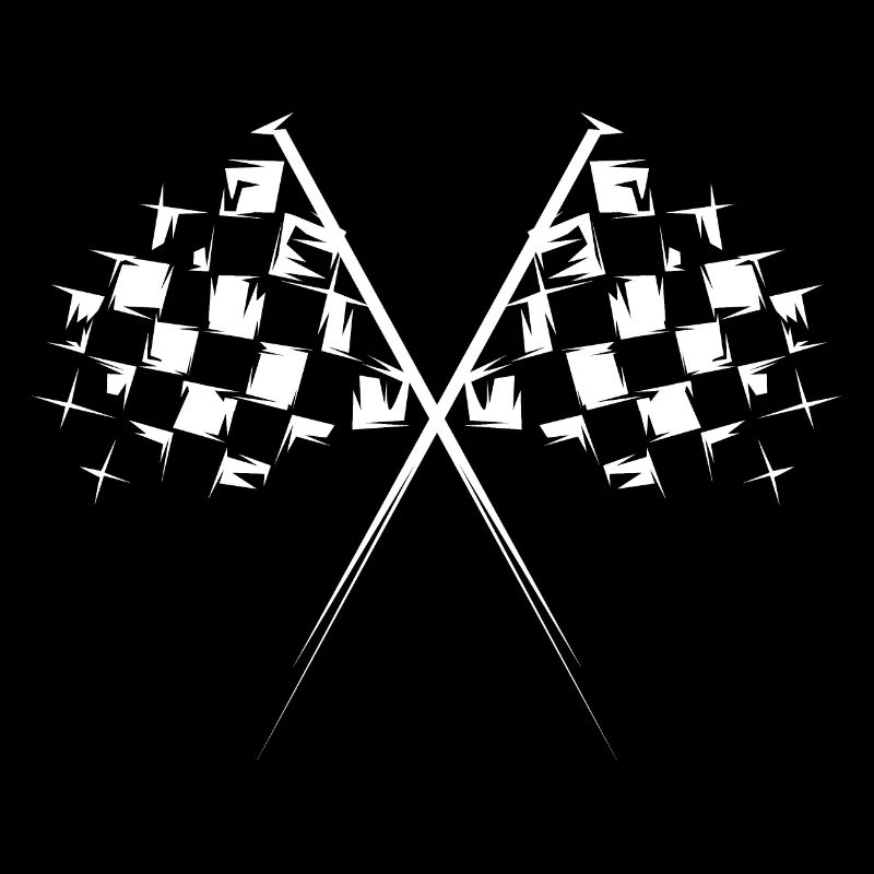 race drapeau de course drapeau de départ symbole d’arrivée Équipe