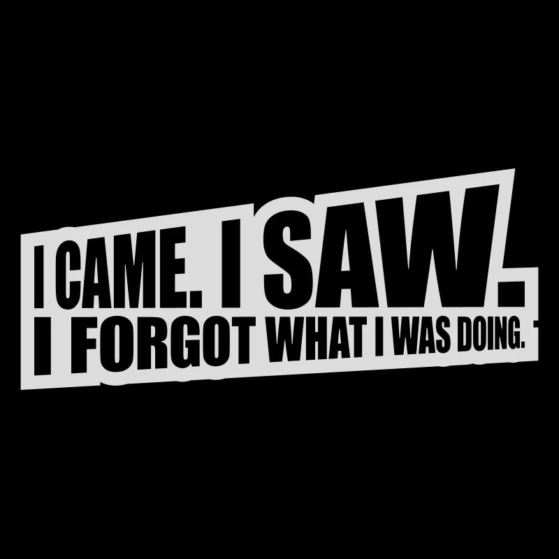 I came saw forget