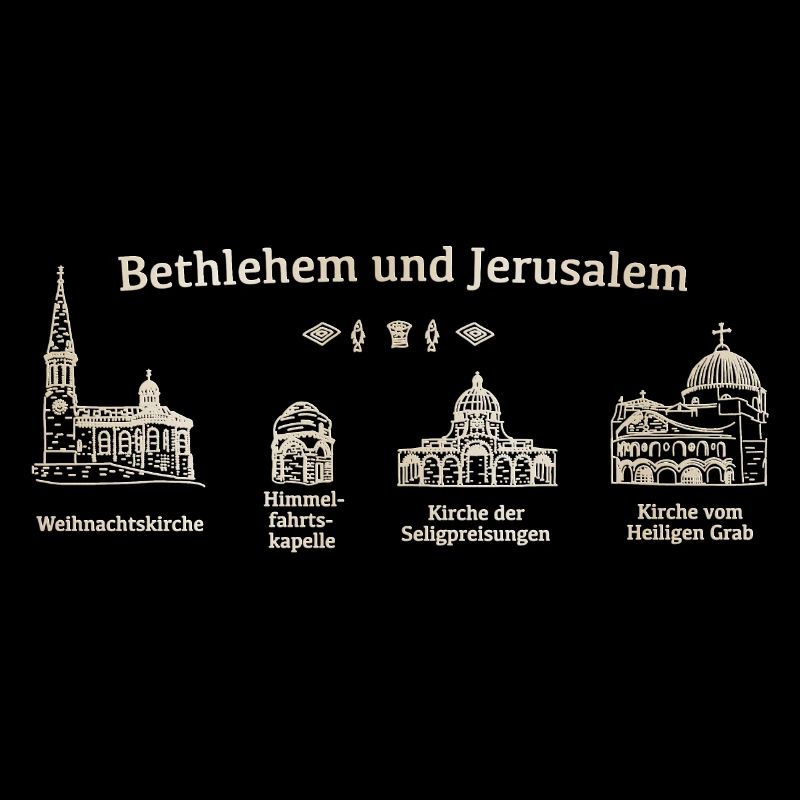 Bethlehem, Jerusalem, heilige Orte. Grabeskirche