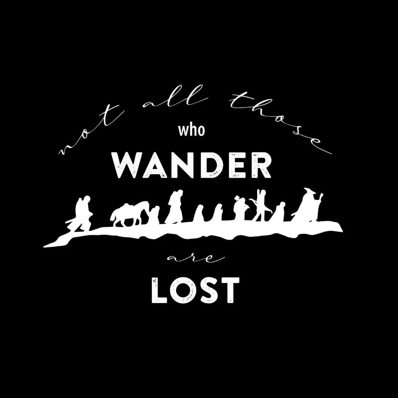 Nerd wandern Spruch Herr Ringe Schicksalsberg