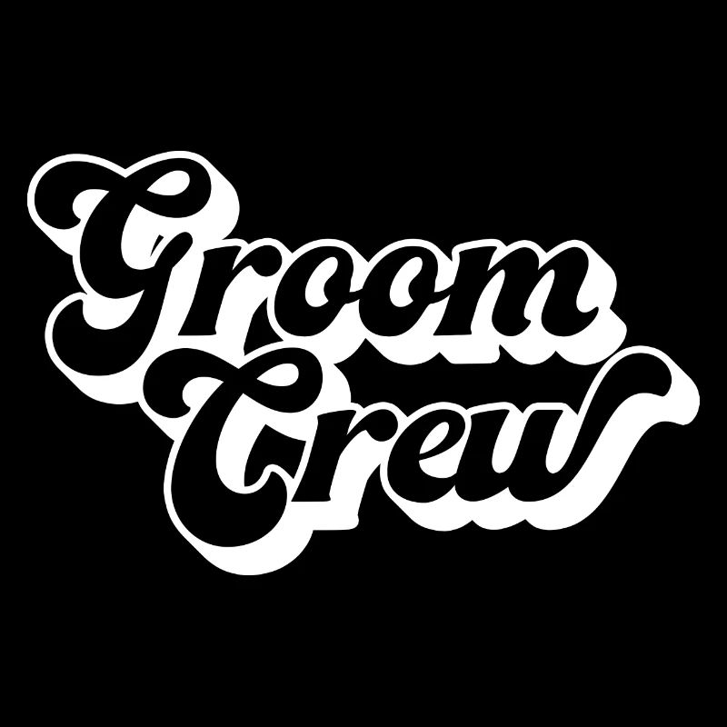Groom Crew Bachelor Party Men Squad Matching Group