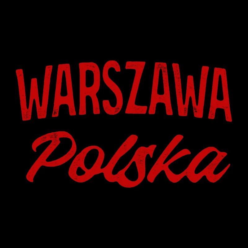 Warszawa Polska Retro Script