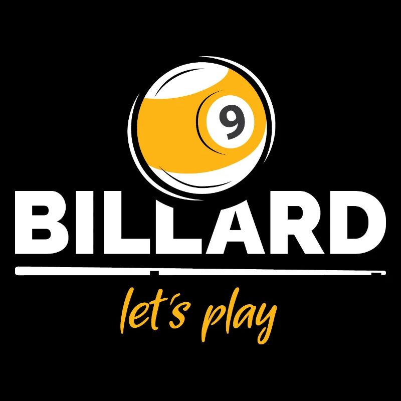 billard pool 9 que ball Logo Verein Team Cup