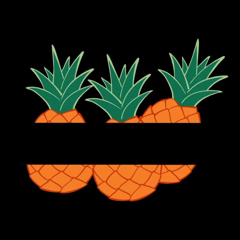 Anananas bannière orange ananas