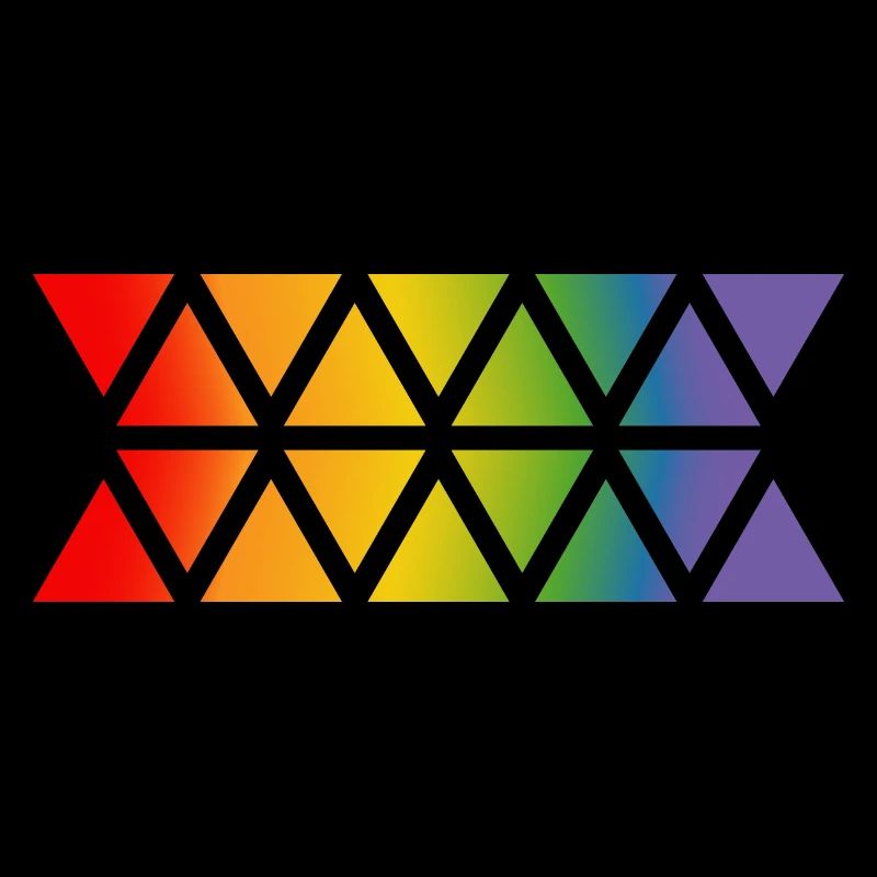 LGBT lgbtqi queer rainbow triangles