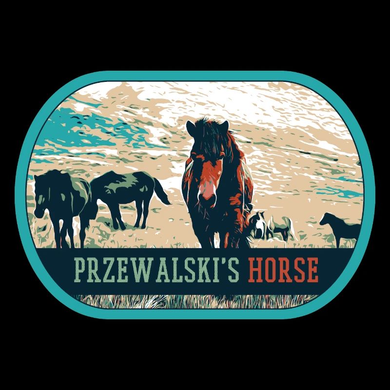 Chevaux de Przewalski en liberté – Pologne