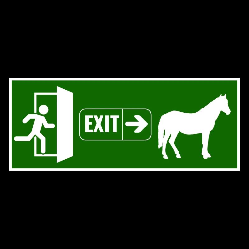 Exit raus zum pferd