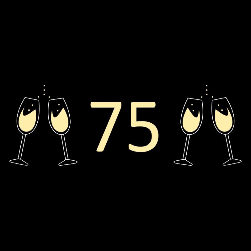 75e anniversaire 75e anniversaire 75 numéro 75 noir