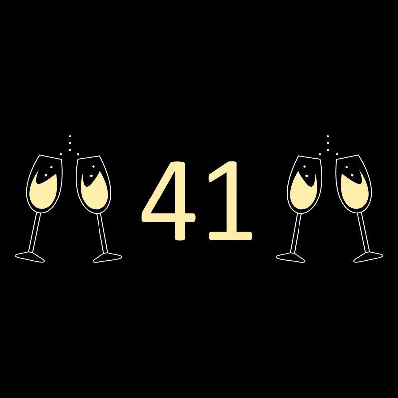 41e anniversaire 41 ans 41 ans 41 ans numéro 41