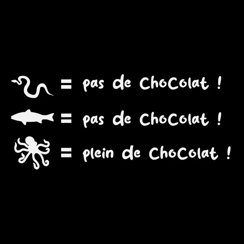 pas de chocolat!