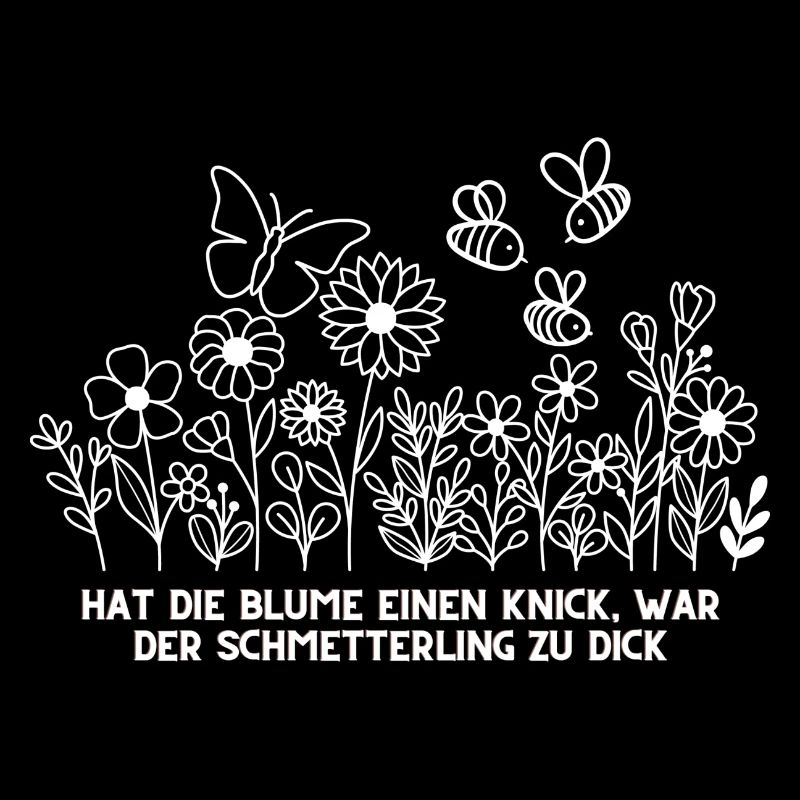 Hat die Blume einen Knick?