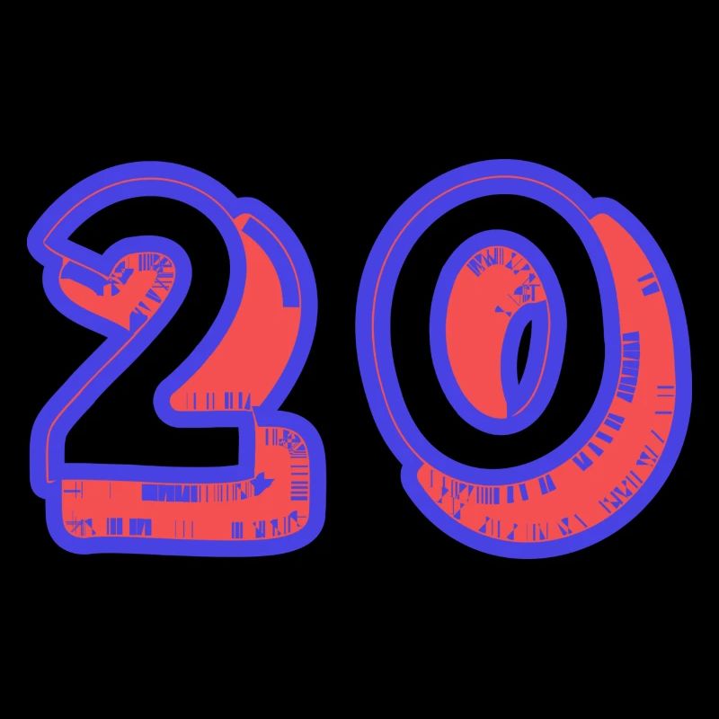 20. 20 ANS. 20e ANNIVERSAIRE. ANNIVERSAIRE 20 ANS.