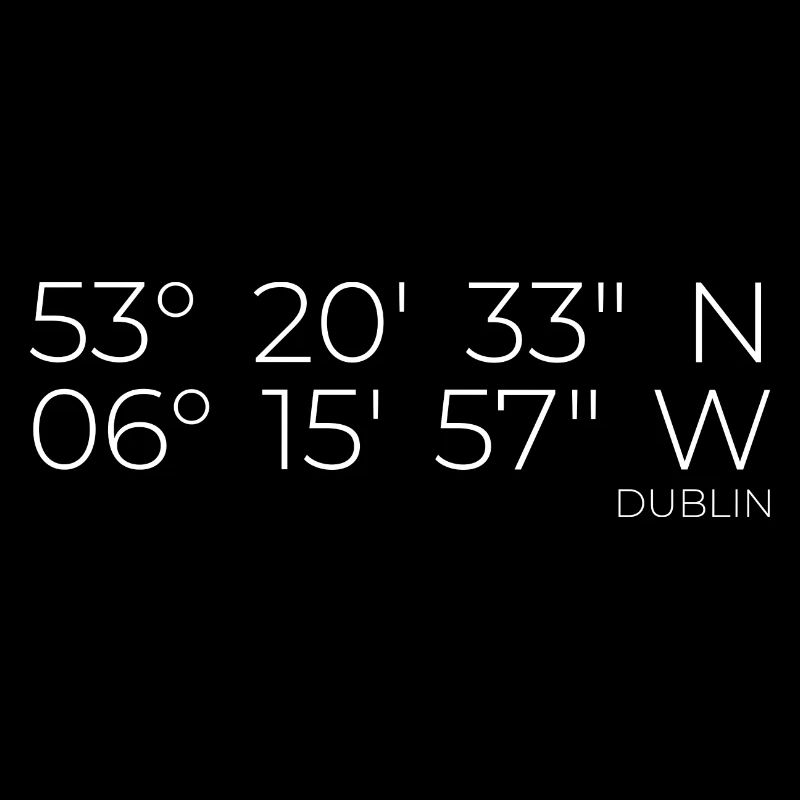 coordinates Dublin, Ireland