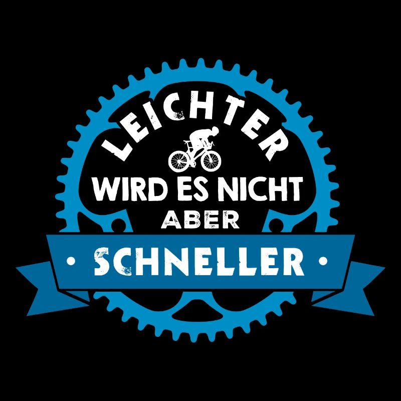 LEICHTER WIRD ES NICHT Rennrad Radfahrer Radsport