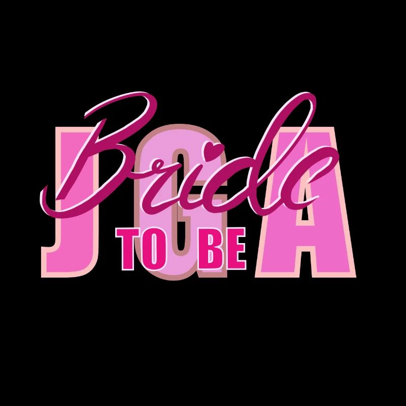 Bride to Be Highlighted Typography