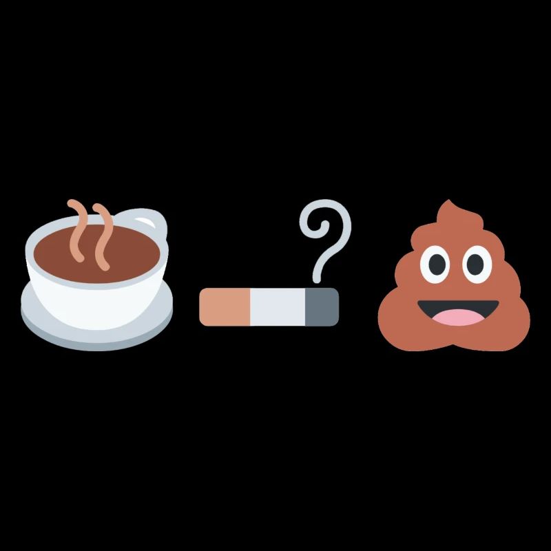 Coffee, cigarette, biscuit
