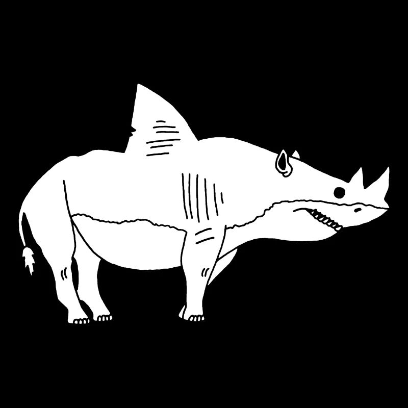 Requin rhinocéros blanc