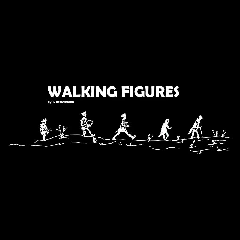 walking Figures white